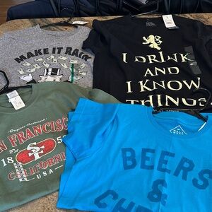 Men’s Graphic Tee Bundle- 4 pack